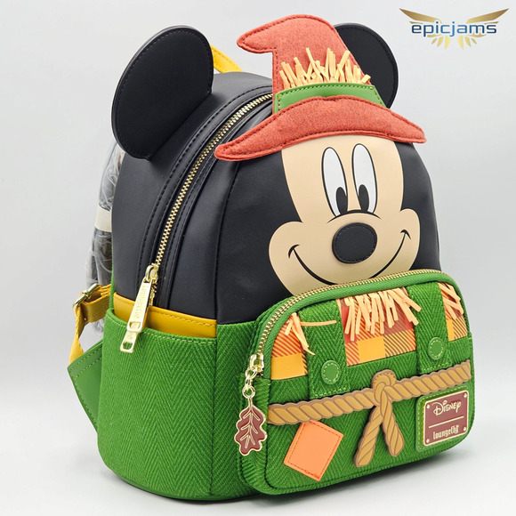 Loungefly Disney Mickey Mouse Scarecrow Mini Backpack